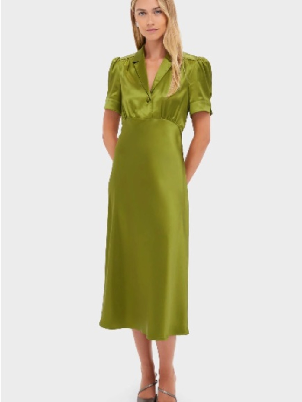 Woodbine Satin Bellamy Dress